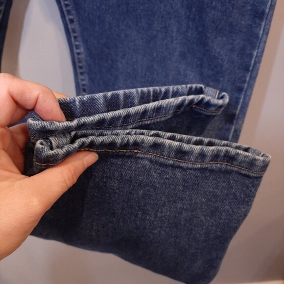 Vintage 90s WRANGLER High Waist Mom Jeans Tapered Leg Relaxed Fit Denim - Picture 9 of 13